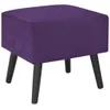 Nachttisch Dunkelviolett 40 x 35 x 40 Samt , Nachttische & Produktbild-Vorschau 3