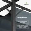 Blumfeldt Pergola 3x4 m - polyesterová strecha odolná voči Náhľad obrázku produktu 6