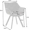 riess-ambiente Drehbarer Stuhl THE DUTCH COMFORT greige Produktbild-Vorschau 7