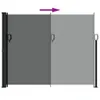 Seitenmarkise Ausziehbar Anthrazit 160x600 cm Produktbild-Vorschau 5
