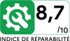 A graphic displaying a repairability index score. Náhľad obrázku produktu