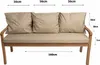 Cuscini per panchina da giardino Beige| Cuscino per seduta Anteprima dell’immagine prodotto 3