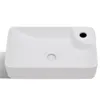 vidaXL Lavabo in Vetroceramica con foro per rubinetto Anteprima dell’immagine prodotto 4