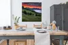 MuchoWow® Poster Gras - Berge - Abend 100x100 cm - Produktbild-Vorschau 3