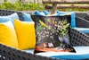 MuchoWow® Outdoor Kissen - Blumen - Tisch - Stilleben - Produktbild-Vorschau 4
