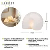 3er Set LED Deko Licht Muschel Weiß Porzellan Maritime Produktbild-Vorschau 3