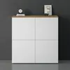 doporro Buffet Commode 100cm Meuble de Rangement Chêne Voir les images du produit 1