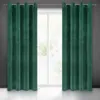 Vorhang RIA dunkelgrün 140x250 cm  Ösen 10 Produktbild-Vorschau 3