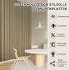 Aopunly Akustikpaneel MDF Wandverkleidung Natur Akustik Produktbild-Vorschau 4