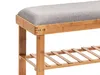 Zeller bubnový organizér na topánky, bambus/polyester, Náhľad obrázku produktu 5