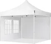 Nůžkový stan 3x3 m, ocel, vč. 2 bočnic bílá Náhled obrázku produktu 1