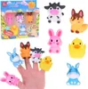 Gummifingerpuppen Bauernhoftiere - Set mit 5 Figuren ZA5600 Produktbild-Vorschau 1