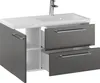 Rosen 90 cm Rechts Badezimmerschrank mit Waschbecken und Produktbild-Vorschau 2