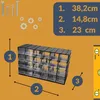 Kleinteilemagazin Sortimentskasten 24 Fach Sortierkasten Produktbild-Vorschau 3