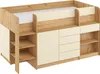 Bett mit Schreibtisch Smile L (Links) 90x200 cm Kindermöbel Produktbild-Vorschau 1
