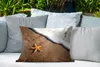 MuchoWow® Outdoor Kissen - Seestern - Gelb - Strand - 60x40 Produktbild-Vorschau 4