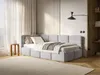 Selsey Cloudy – Jugendbett 90x200, Kopfteil links, Samt Produktbild-Vorschau 3
