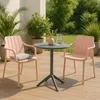 VORTIVO Gartentisch Ø60 cm rund, grau, wetterfest & stabil Produktbild-Vorschau 6