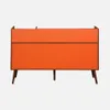 sweeek - Zweifarbiger Vintage XL Schallplattenschrank mit Produktbild-Vorschau 3