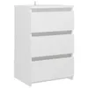 vidaXL Noční stolky 2 ks. Bílé 40x35x62,5 cm materiál na Náhled obrázku produktu 13