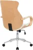 Bürostuhl HLO-CP62 Kunstleder  natura/weiß Produktbild-Vorschau 4