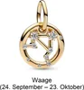 Pandora-CHARM-Anhänger gold ONE 762712C01 Produktbild-Vorschau 7