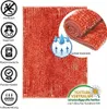 A bath mat with several feature icons and text overlays. Produktbild-Vorschau