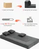 Schlafsofa Klappsofa 3 in 1 Faltbare Couch mit 3 Kissen Produktbild-Vorschau 6