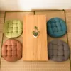 Coussin de sol rond monochrome pour salon Lecture Voir les images du produit 6