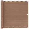 vidaXL Osłona balkonowa w kolorze taupe, 75 x 700 cm, z Podgląd zdjęcia produktu 1