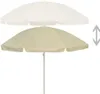 vidaXL Plážový slnečník Sand Yellow 240 cm Náhľad obrázku produktu 1