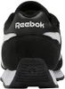 The back view of a black and white Reebok sneaker. Produktbild-Vorschau