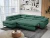 Ecksofa Sofa Grün, Wohnlandschaft L-Form mit Schlaffunktion Produktbild-Vorschau 4