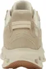 The back view of a beige and tan sneaker. Produktbild-Vorschau
