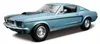Maisto 31167B Ford Mustang GT Cobra Jet Fastback 1968 blu Anteprima dell’immagine prodotto 1
