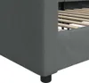 vidaXL Tagesbett Dunkelgrau 90x200 cm Stoff Produktbild-Vorschau 6