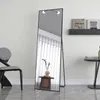 Miroir mural noir, dimensions 165x60 cm, miroir sur Voir les images du produit 9