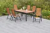 Merxx Gartenmöbel Set Athos 7tlg., 6 Klappsessel, Produktbild-Vorschau 1