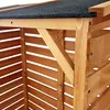 Lendo Online Abri à Bûches Extérieur 118×59×158 Bois Marron Voir les images du produit 7
