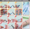1960 Pcs Perlen für Armbände - 6mm 28 Farben Multicolor Produktbild-Vorschau 3
