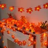 Guirlande lumineuse d'Halloween avec citrouille Feuille Voir les images du produit 3