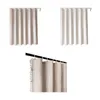 MODFU Duschvorhang 183x183cm, wasserabweisend Leinenoptik, Produktbild-Vorschau 3