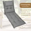 Herlag Liegenauflage AVA Sun-Guard 190x60x9cm Silber Produktbild-Vorschau 3
