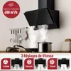 Hotte aspirante sans cadre LEVIVO A+++ 60 cm en mode Voir les images du produit 2