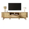 Merax TV-Schrank aus Rattan in Landhausstil, TV Lowboard Produktbild-Vorschau 12