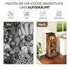 Puluomis Küchenregal Gemüsebehälter mit Rollen, Gemüsebox Produktbild-Vorschau 3