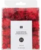 Glitter Pompom Set Rot 60 Stück verschiedene Größen Produktbild-Vorschau 1