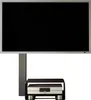 Supporto TV di design Wissmann move art 125-S con rotelle Anteprima dell’immagine prodotto 1