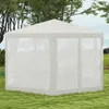 Outsunny Gartenpavillon 3,94x3,412m 6-eckig Pavillon mit Produktbild-Vorschau 7