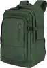 A green backpack is shown against a white background. Voir les images du produit